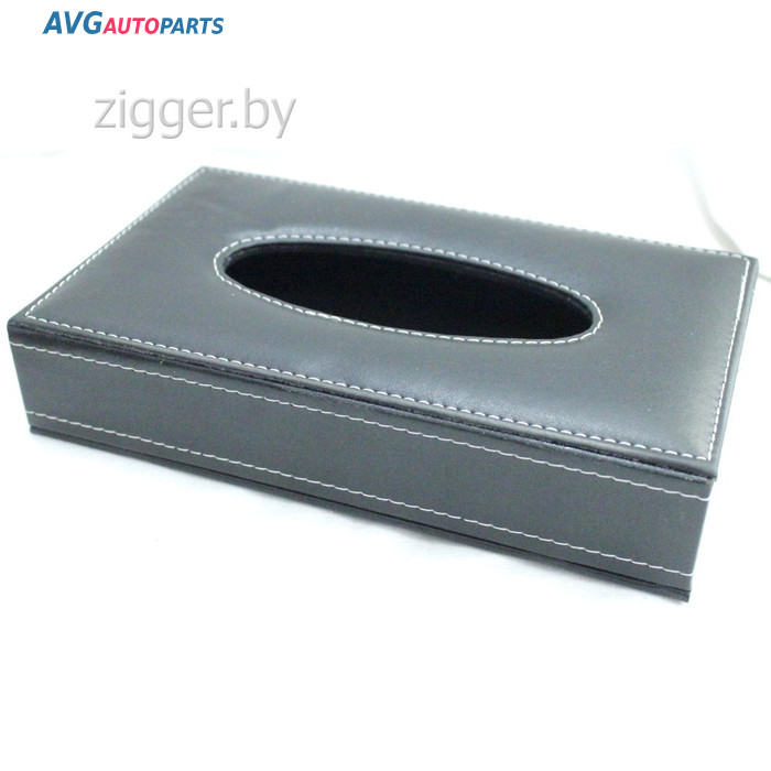 312003 AVG Салфетница черная (коробка) 12x20см